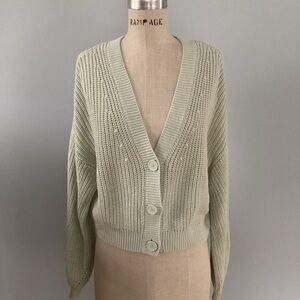Divided H&M 3 Button Cardigan Size Large